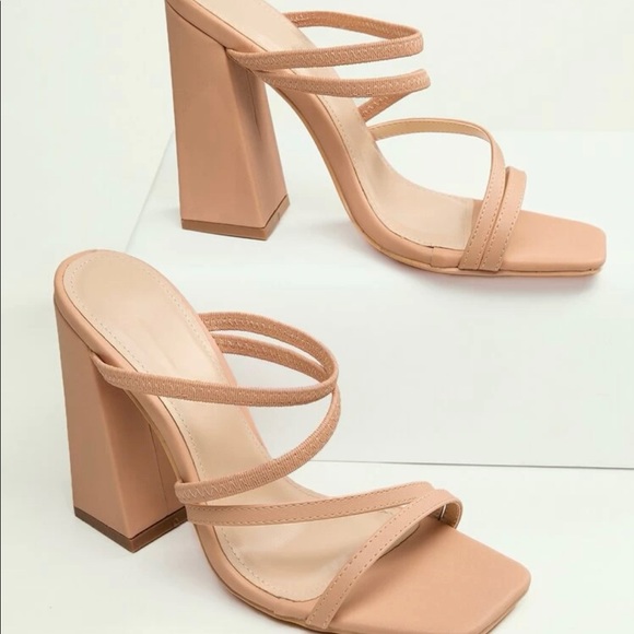 Shoes - Apricot Strappy Mule
